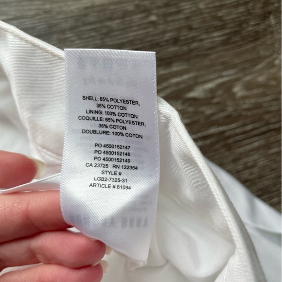 Sunday Best Aritzia White Pleated Tennis Skirt Sz 0 - Picture 5 of 8